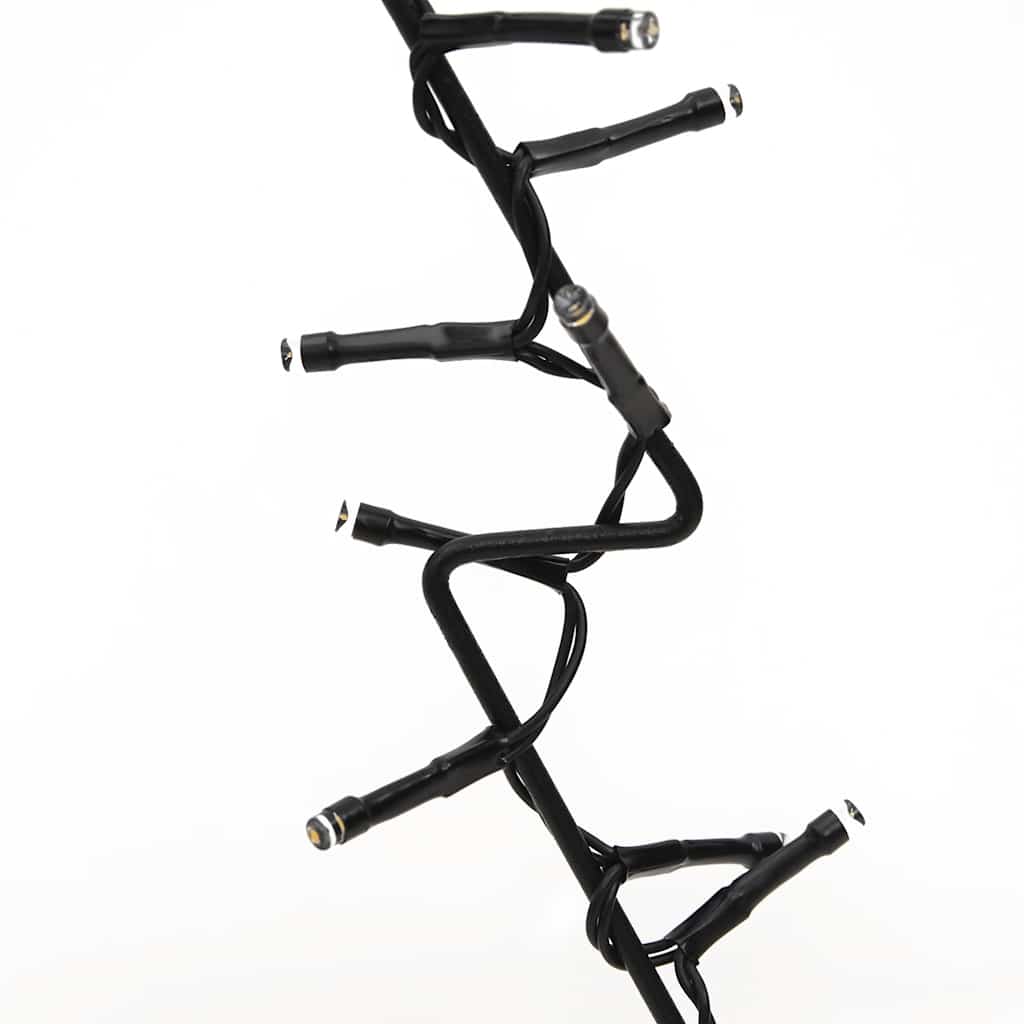 Juledekoration med jordspyd juletræsform 3 stk. 50 led'er 30 cm - number 9.