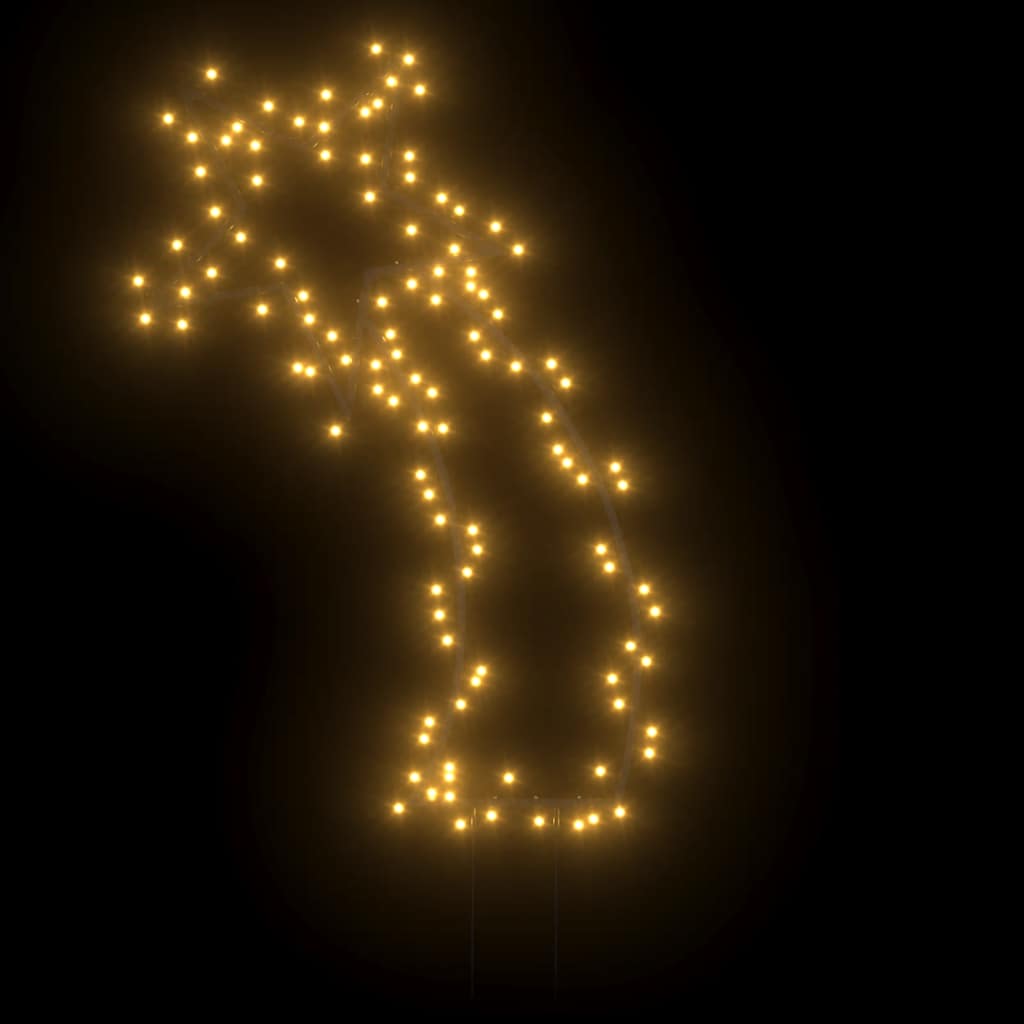 Shooting star with earth spear 115 leds 89 cm - number 3.