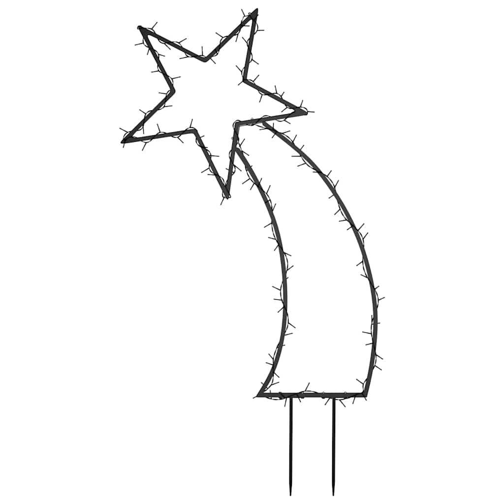 Shooting star with earth spear 115 leds 89 cm - number 5.