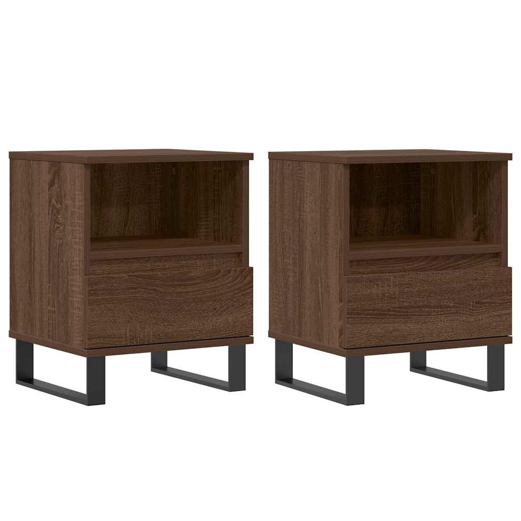 Kreveni stolovi računala. 40x35x50 cm smeđa hrastova boja - smeđi hrast, 2 - number 2.