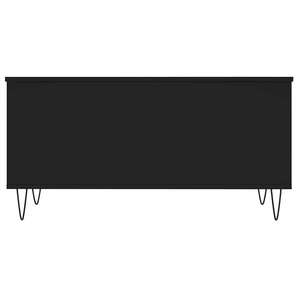 Sofabord 90x44,5x45 cm konstrueret træ - sort, 1-4 - number 6.