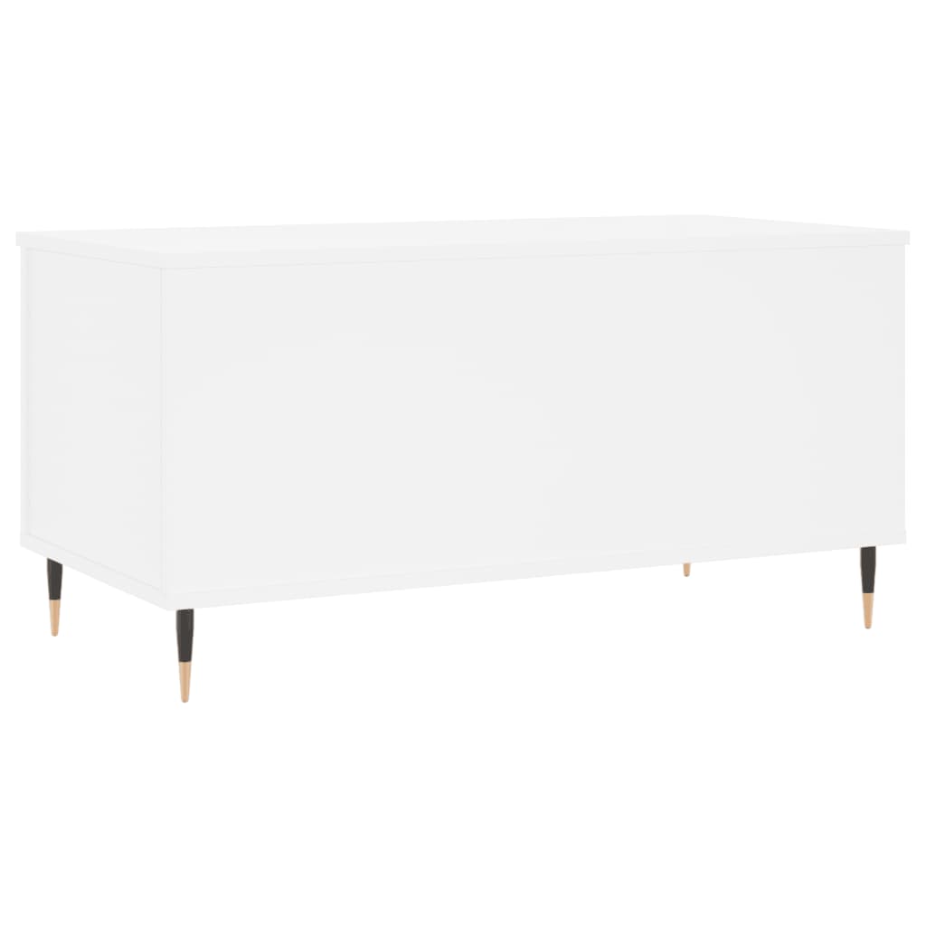 Table basse 90x44,5x45 cm contrecollé - blanc, 1 - number 8.