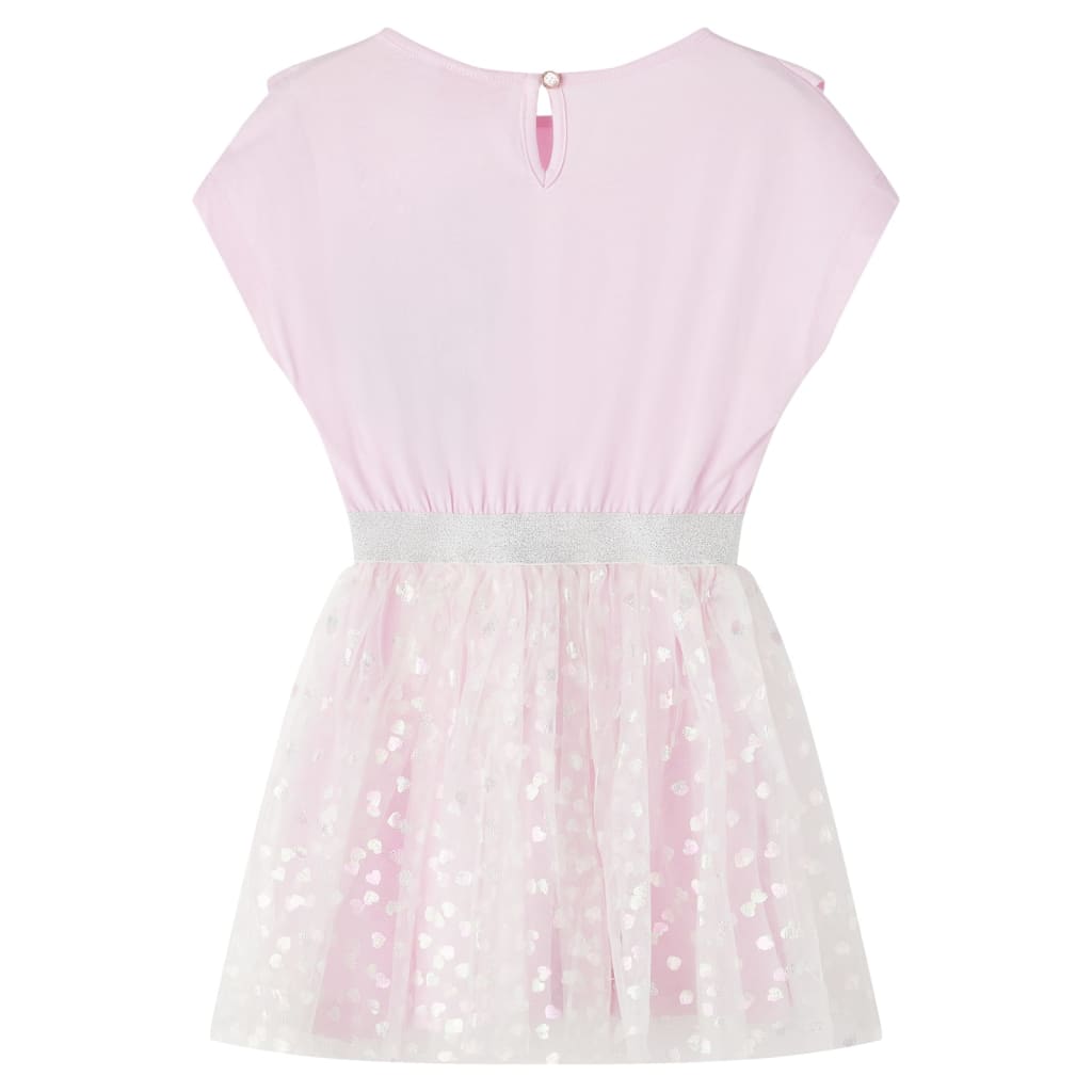 Robe pour enfant taille 92 à volants rose - 92 (1 5-2 ans) - number 2.