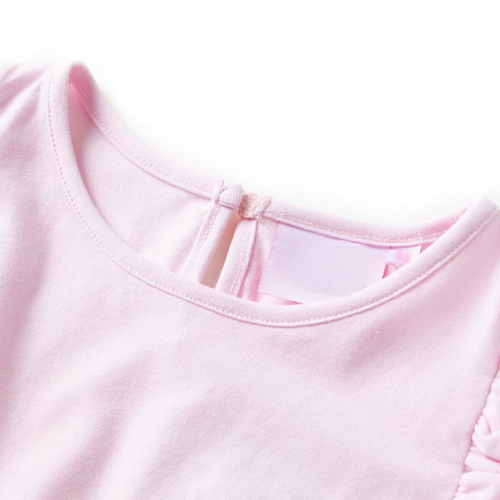 Robe pour enfant taille 92 à volants rose - 92 (1 5-2 ans) - number 3.