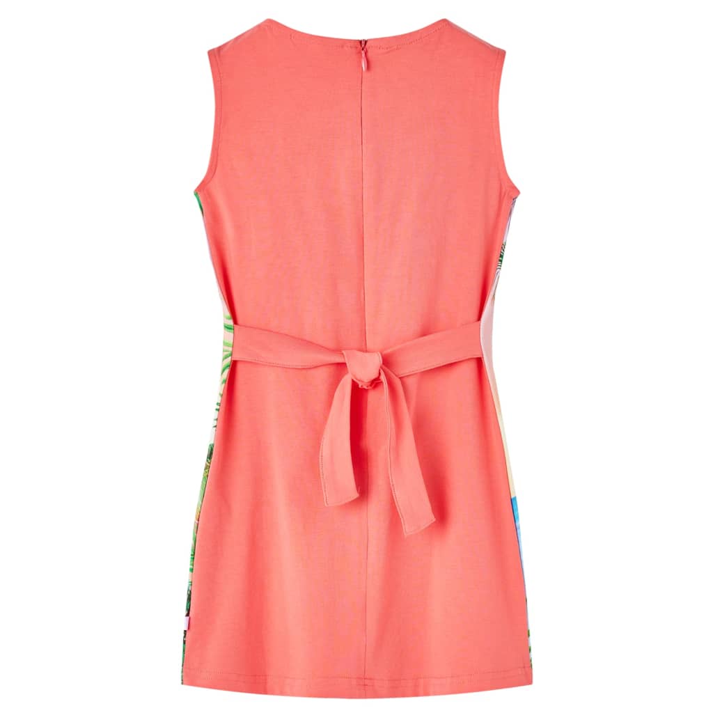 Robe pour enfant taille 92 couleur corail - 92 (1 5-2 ans) - number 2.