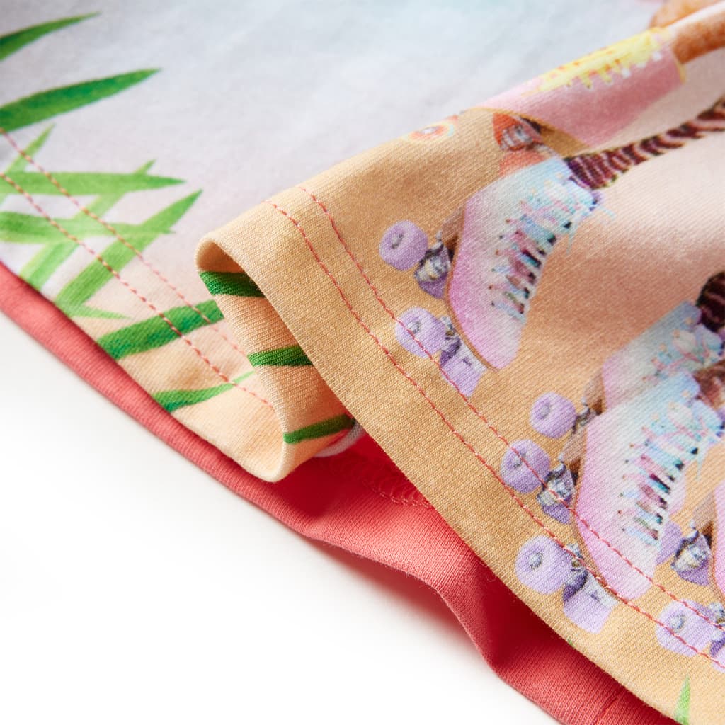 Robe pour enfant taille 92 couleur corail - 92 (1 5-2 ans) - number 5.