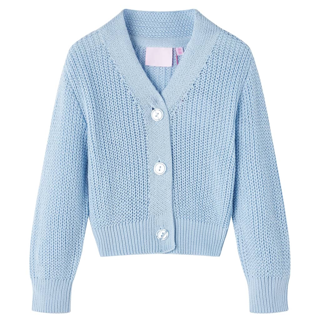Cardigan tricoté pour enfant taille 92 bleu - 92 (1 5-2 ans) - number 1.