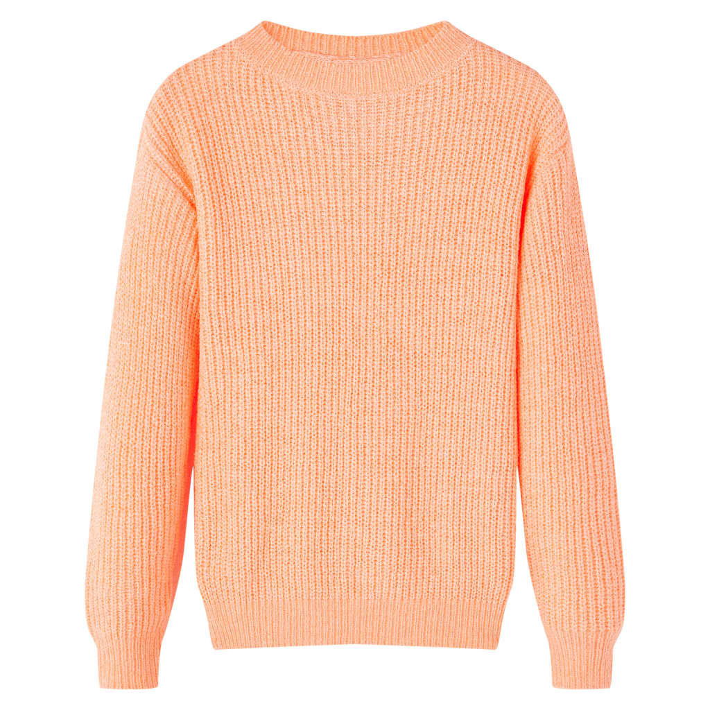 Pull en tricot pour enfant taille 92 saumon - orange, 116 (5-6 ans) - number 1.