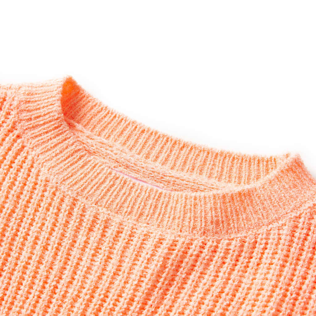Pull en tricot pour enfant taille 92 saumon - orange, 116 (5-6 ans) - number 3.