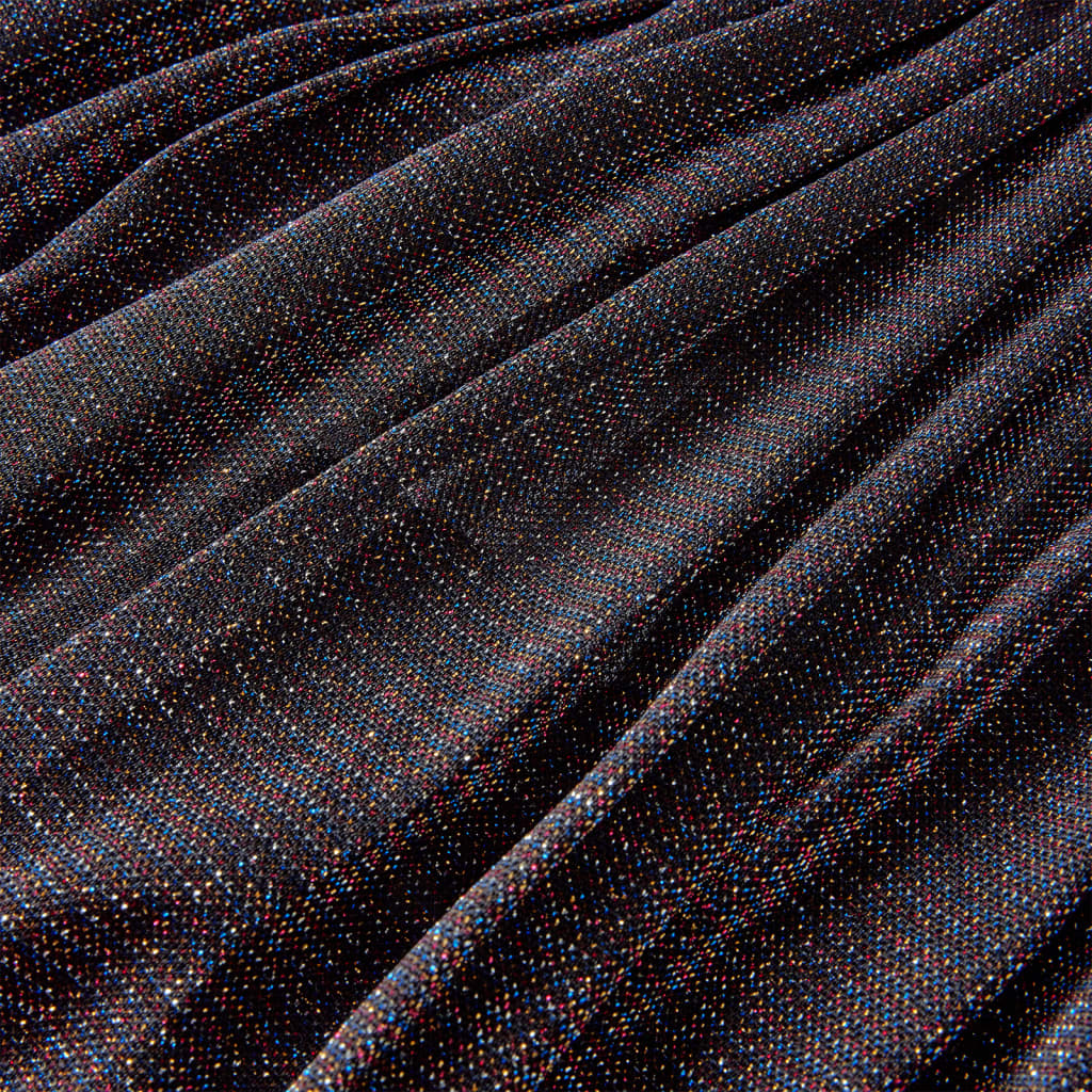 Jupe pour enfant taille 92 plissée à paillettes bleu marine - 92 (1 5-2 ans) - number 5.