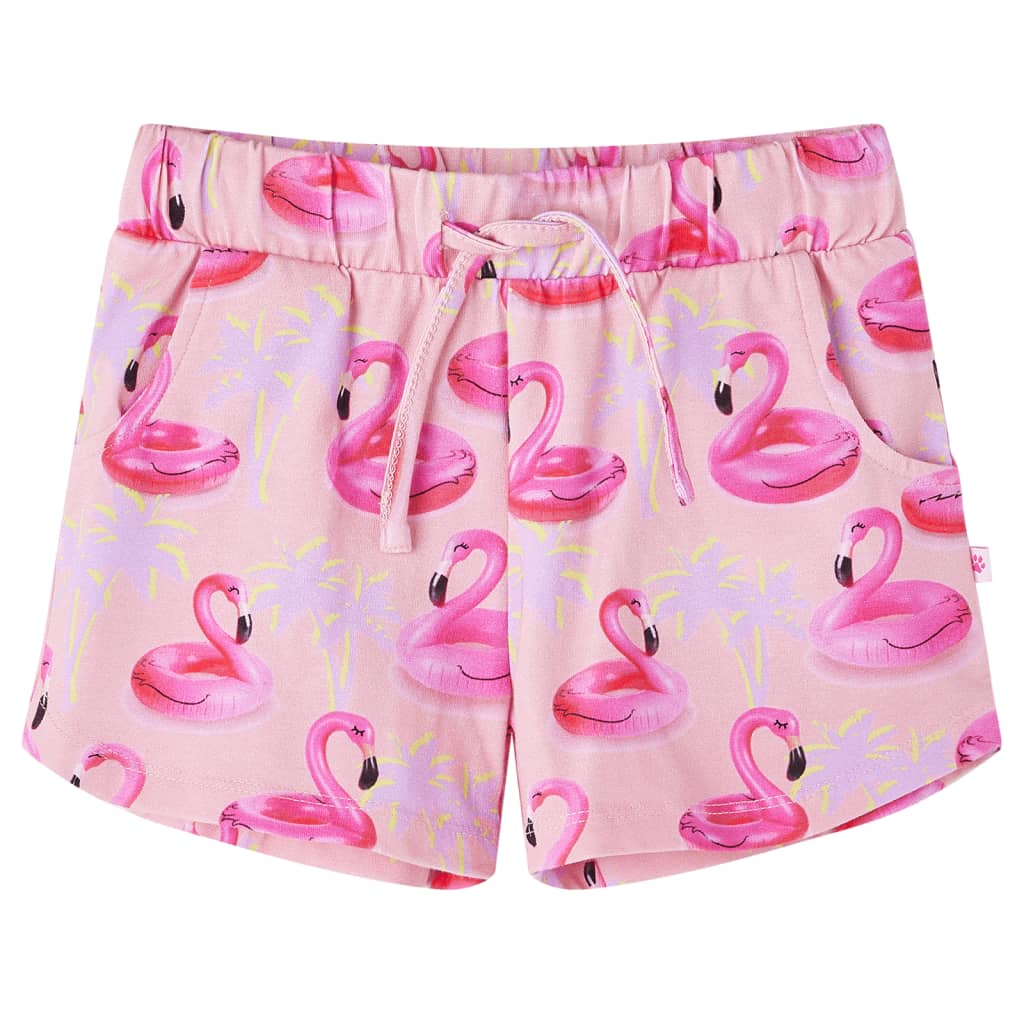 Short pour enfant taille 92 avec ficelles rose - 92 (1 5-2 ans) - number 1.