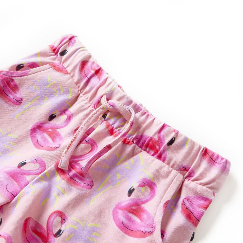 Short pour enfant taille 92 avec ficelles rose - 92 (1 5-2 ans) - number 3.