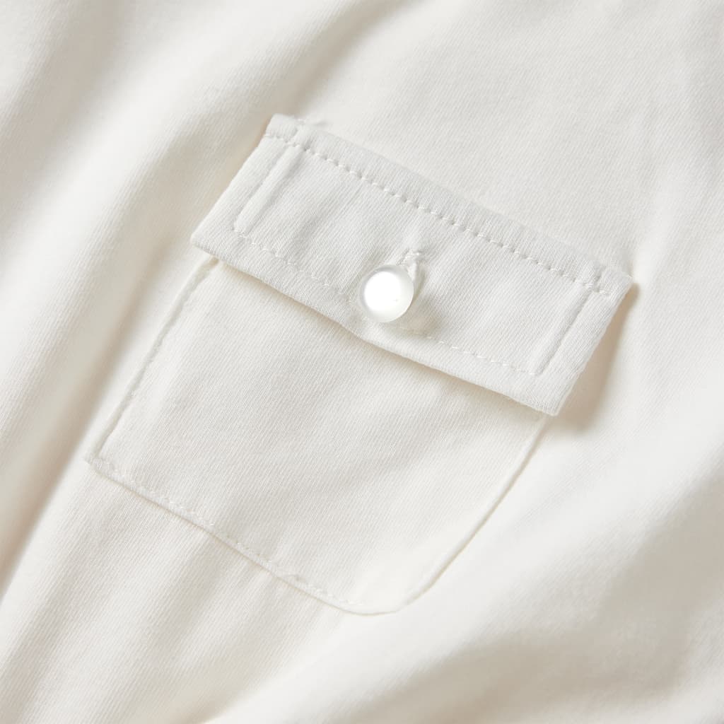 Robe manches courtes pour enfant taille 92 écru - 92 (1 5-2 ans) - number 4.