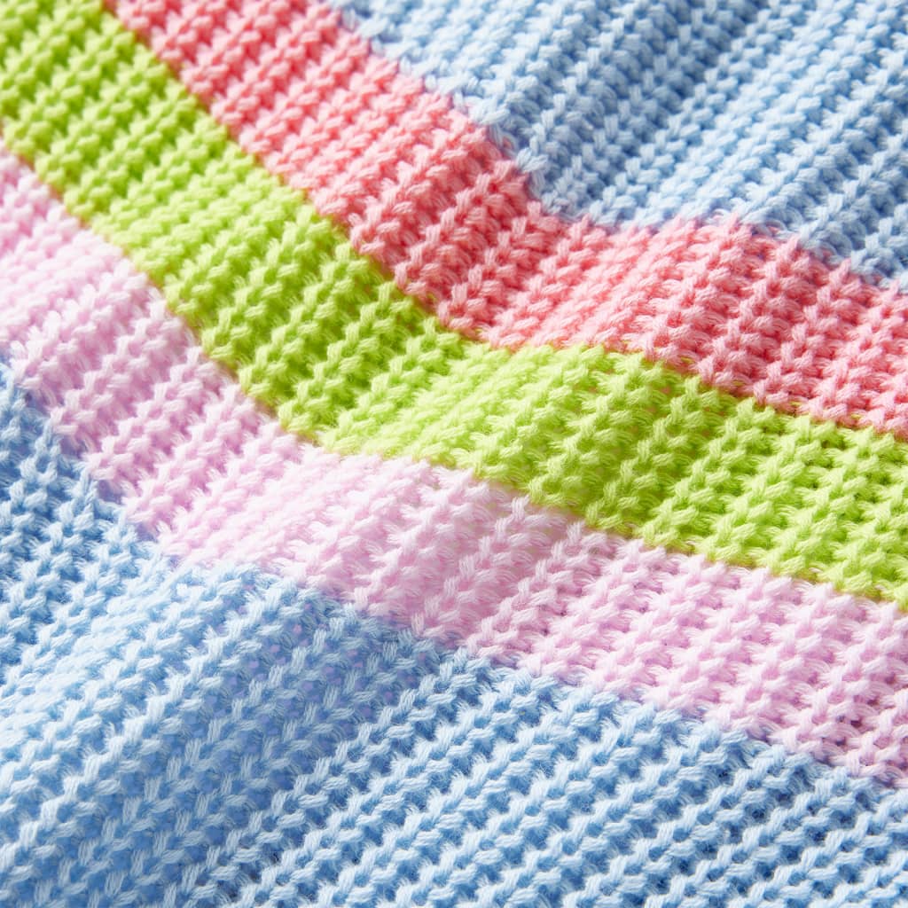 Pull pour enfant taille 92 tricoté bleu - 92 (1 5-2 ans) - number 4.