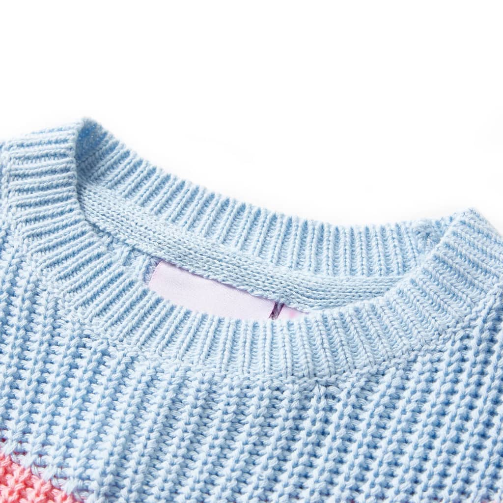 Pull pour enfant taille 92 tricoté bleu - 92 (1 5-2 ans) - number 3.