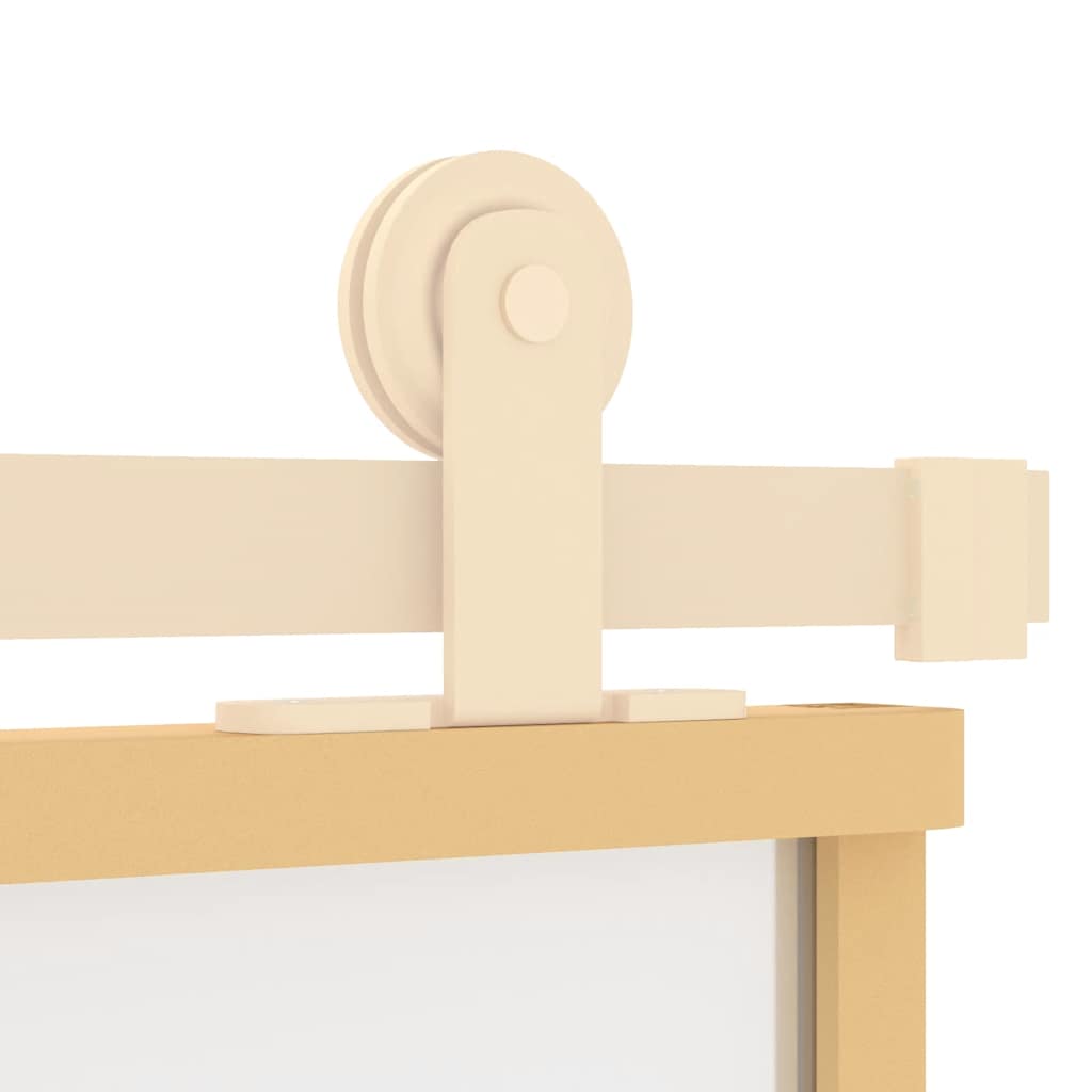 Skjutdörr säkerhetsglas och aluminium gyllene - guld, 90 x 205 cm, 1, frostat - number 7.