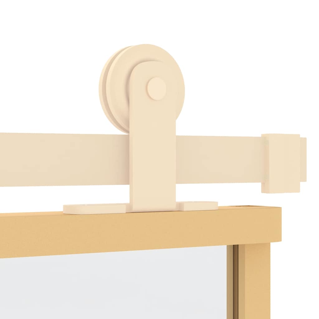 Skydedør 102,5x205 cm klart sikkerhedsglas og aluminium gylden - guld, 102.5 x 205 cm, 1, transparent - number 7.