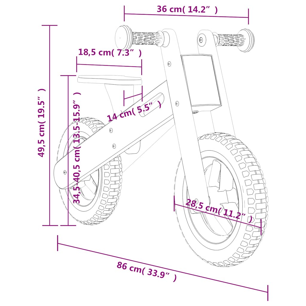 Vélo en cours d'exécution pour les enfants imprimés - gris - number 10.