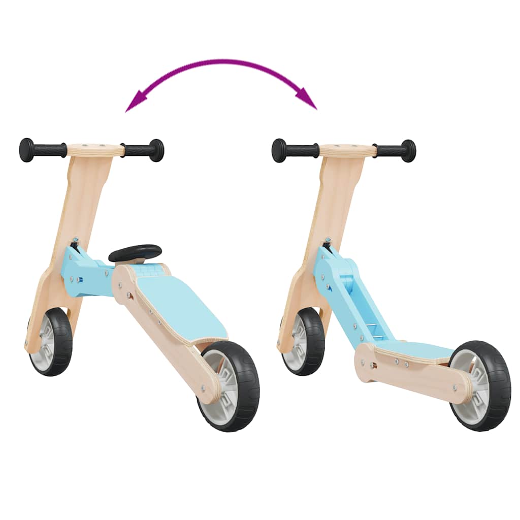 Trottinette 2 en 1 pour enfants - bleu clair - number 10.