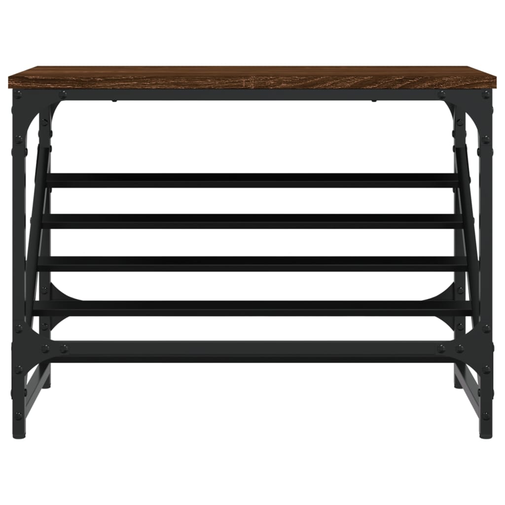 Skoreol 60x30x45 cm konstrueret træ brun egetræsfarve - brun eg, 1, 45 cm, 60 cm - number 4.