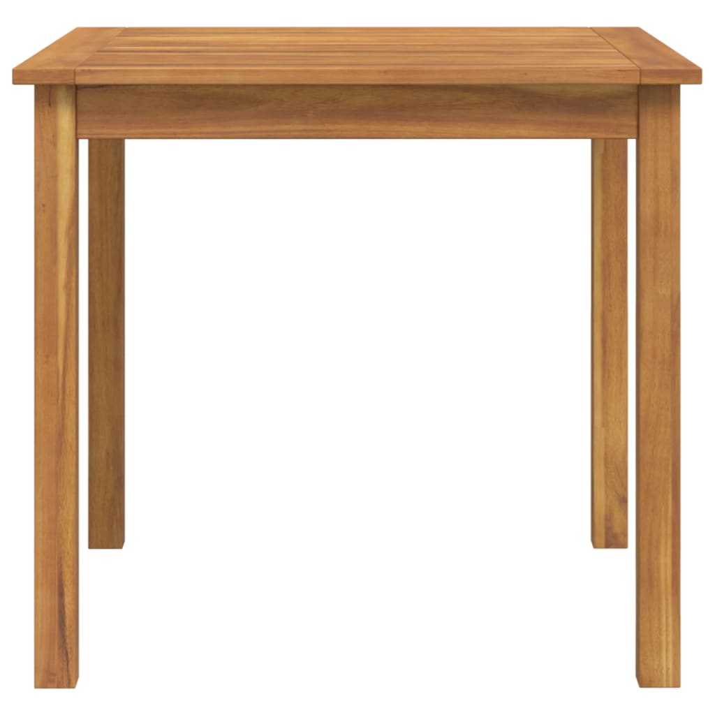 Stol za blagovaonicu set za vrt 5 dijelova masivna stabla akacije - dužina stola od 85 cm, 4 - number 7.