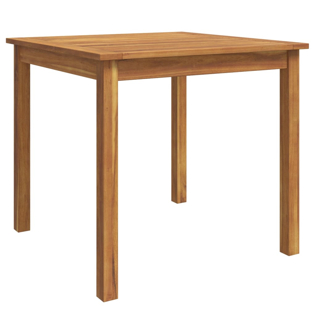 Stol za blagovaonicu set za vrt 5 dijelova masivna stabla akacije - dužina stola od 85 cm, 4 - number 6.