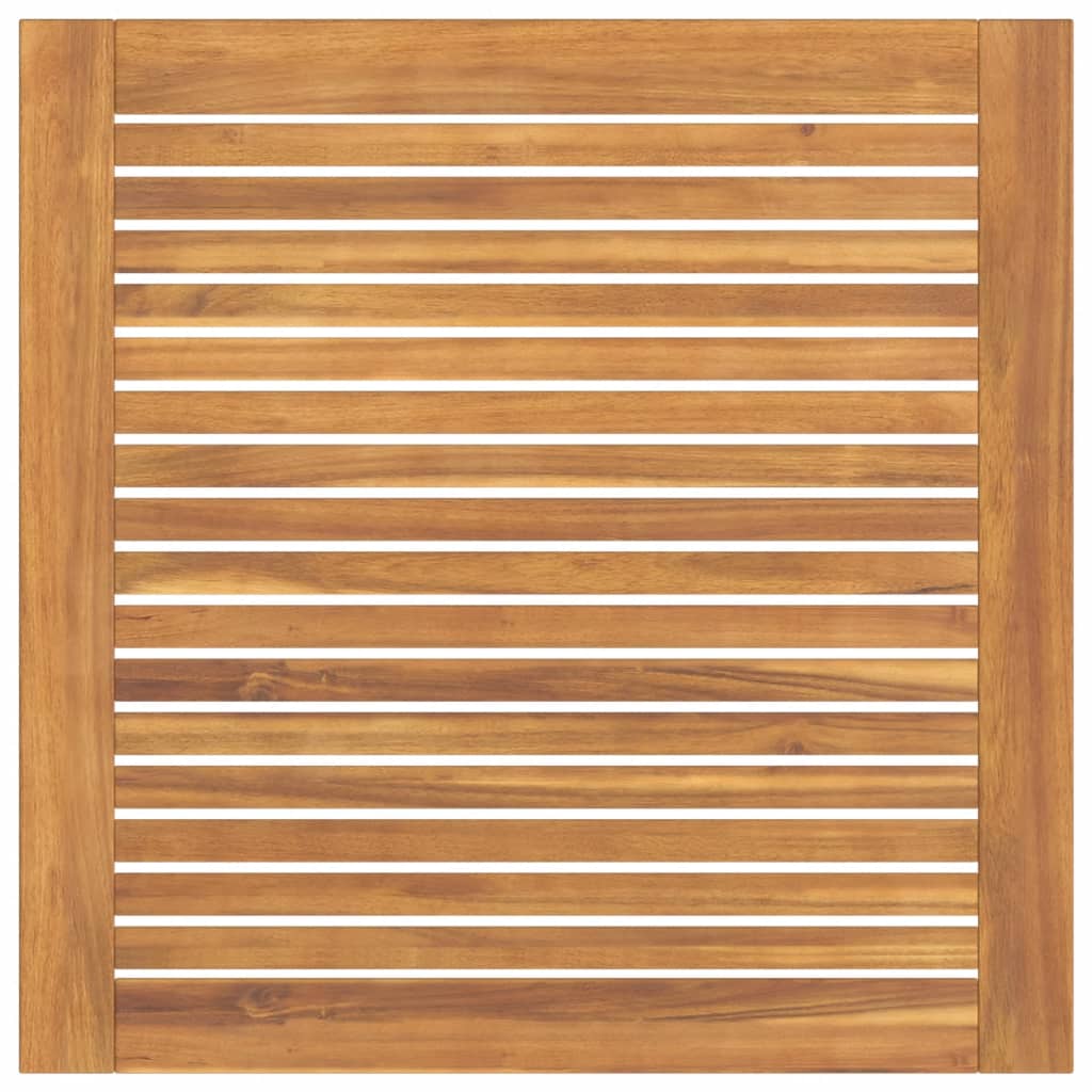 Stol za blagovaonicu set za vrt 5 dijelova masivna stabla akacije - dužina stola od 85 cm, 4 - number 8.