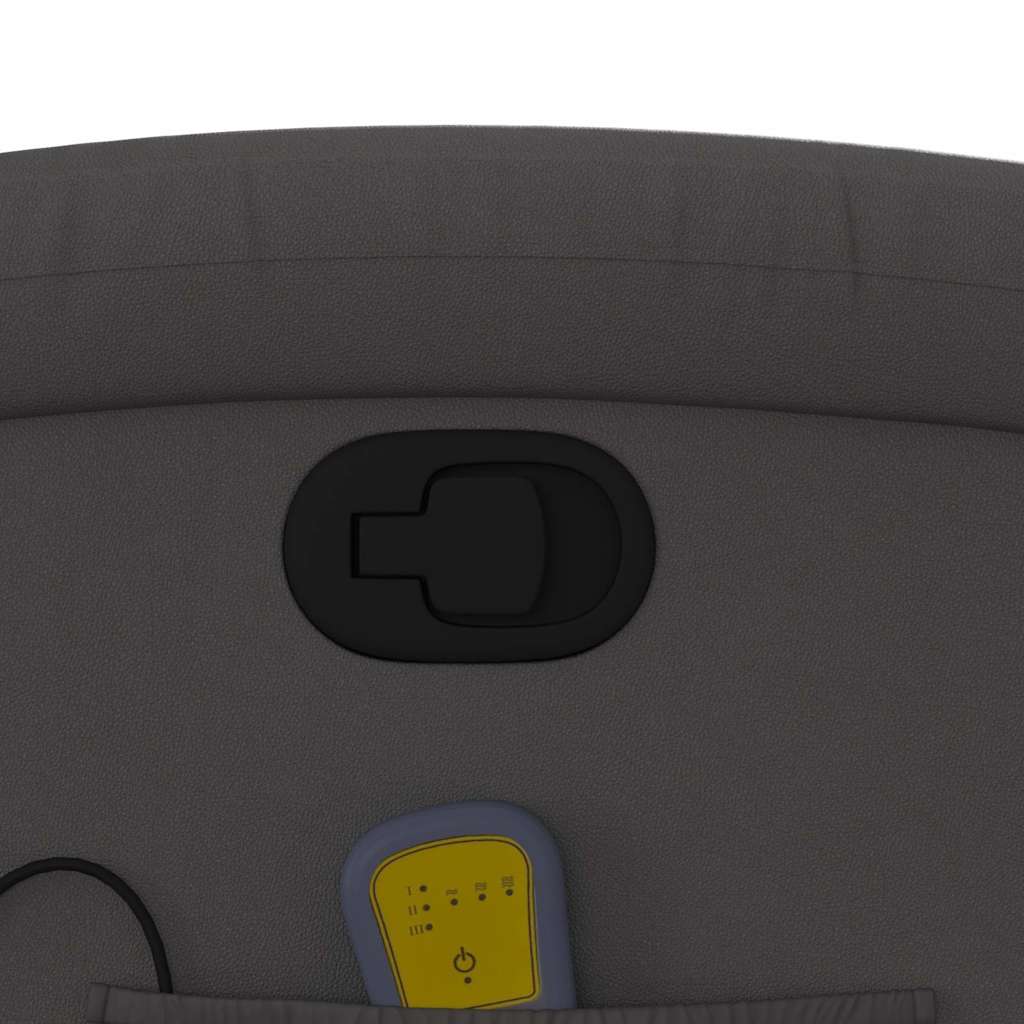 Fotel masujący skóra naturalna - szary, 1, funkcja ręcznego odchylania, tak - number 11.