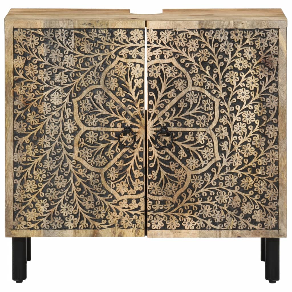 Set kupaonskog namještaja od 2 dijela masivnog drveta manga - number 4.