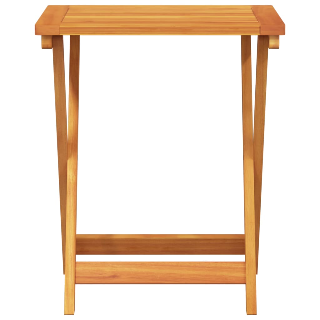 Spisebord sett for hage 3 deler sammenleggbare solide akacia -trær - ooo 1 - number 4.