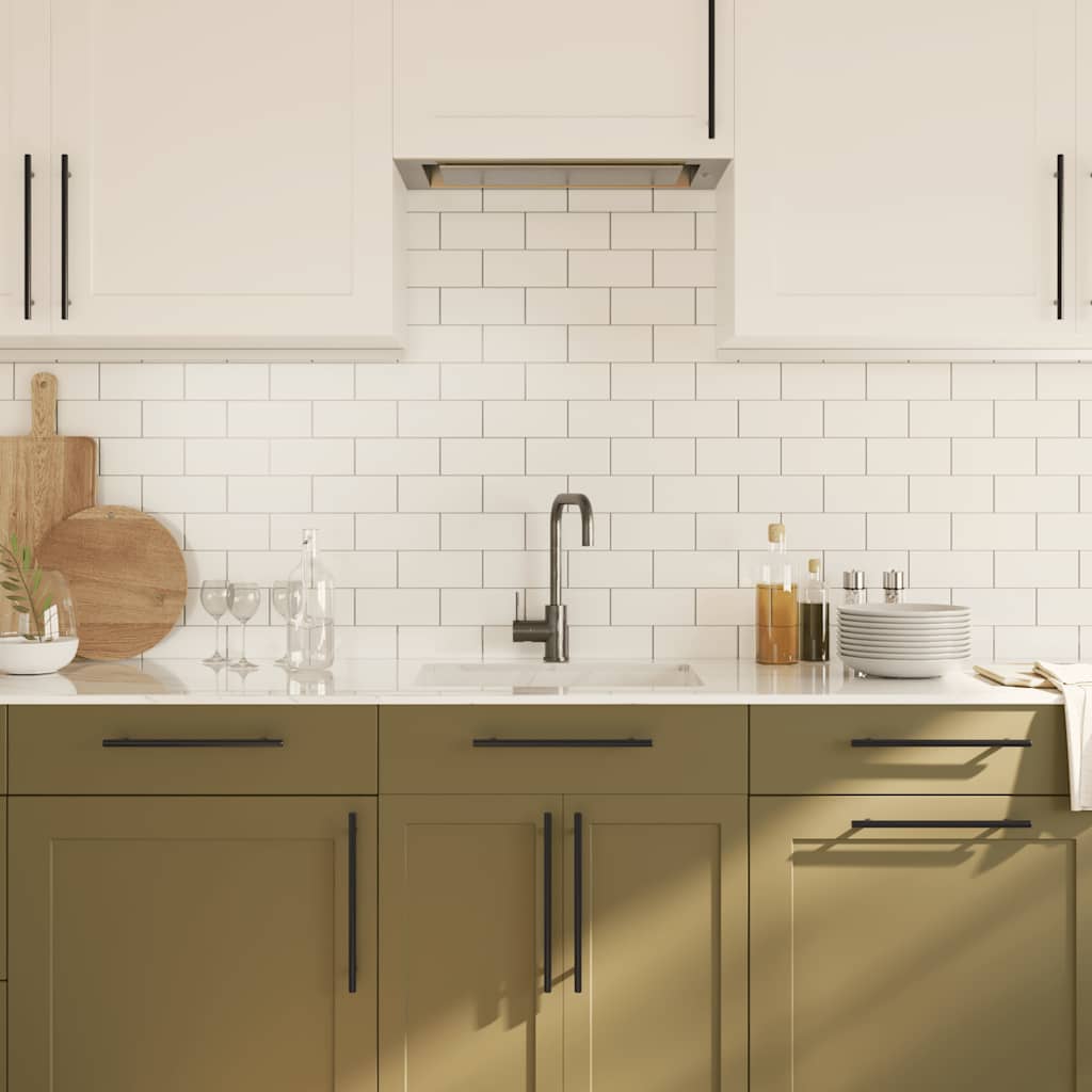 Skabshåndtag stk. rustfrit stål - sort, 224 mm, 5 - number 4.