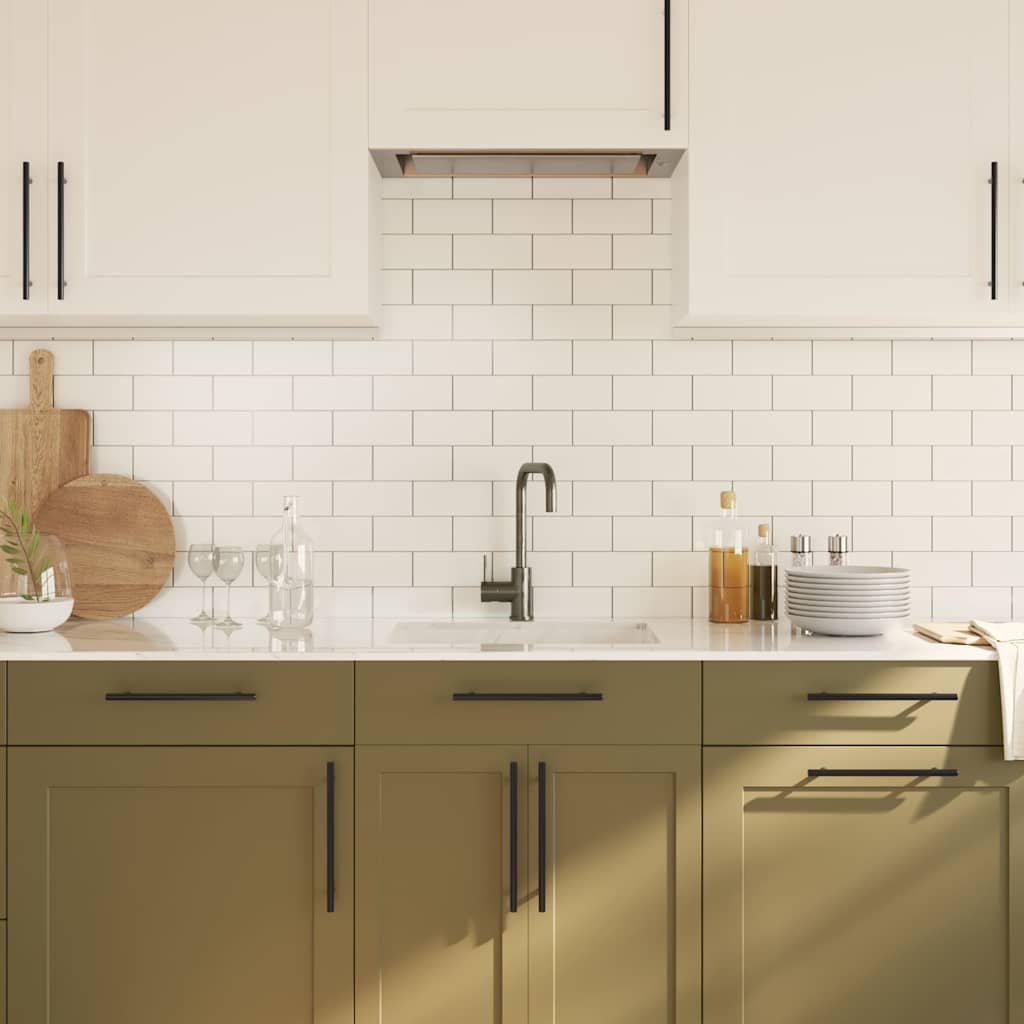 Ručka za ormarić kom. nehrđajući čelik - crni, 192 mm, 5 - number 4.