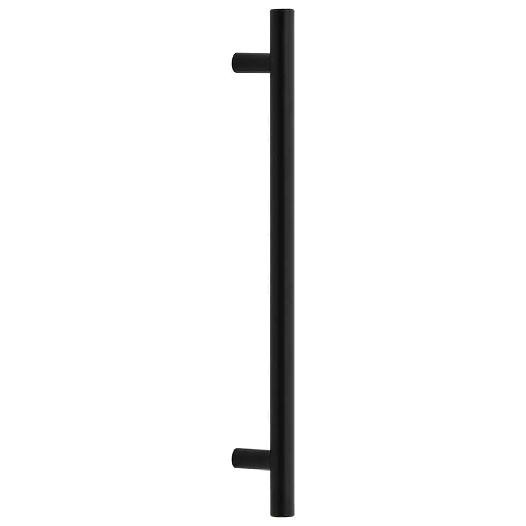 Ručka za ormarić kom. nehrđajući čelik - crni, 192 mm, 5 - number 6.