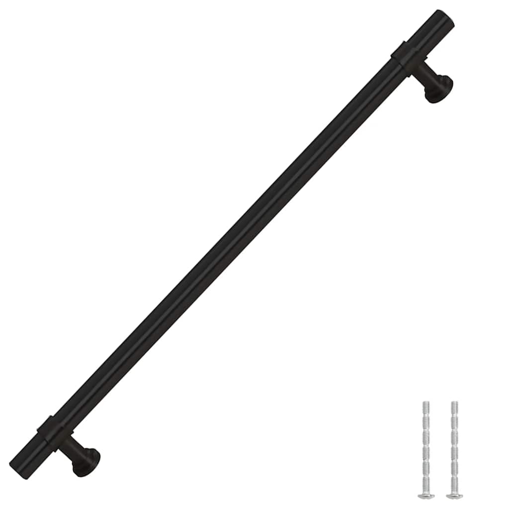 Ručka za ormarić kom. nehrđajući čelik - crni, 224 mm, 5 - number 3.