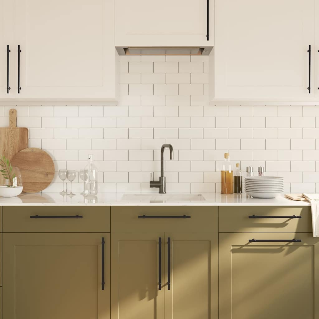 Ručka za ormarić kom. nehrđajući čelik - crni, 224 mm, 5 - number 4.