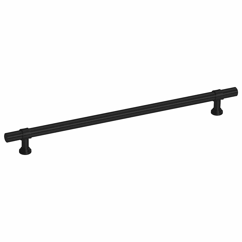 Ručka za ormarić kom. nehrđajući čelik - crni, 224 mm, 5 - number 6.