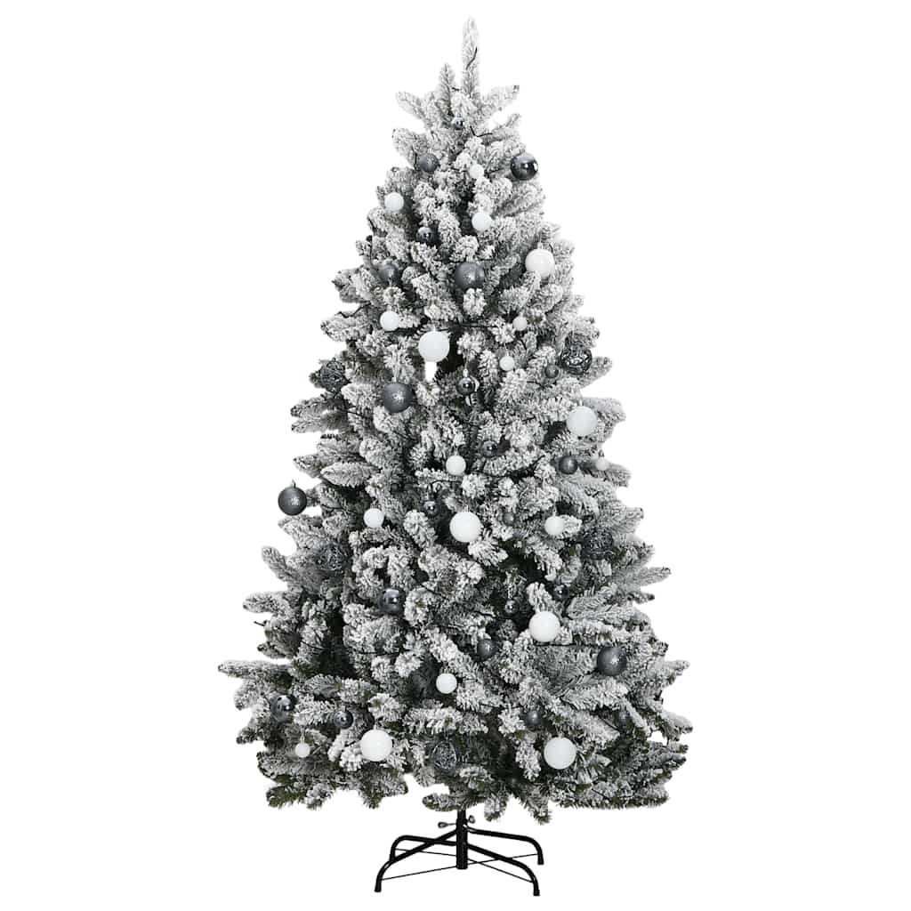 Artificial christmas tree 300 leds and ball set hinged - number 4.