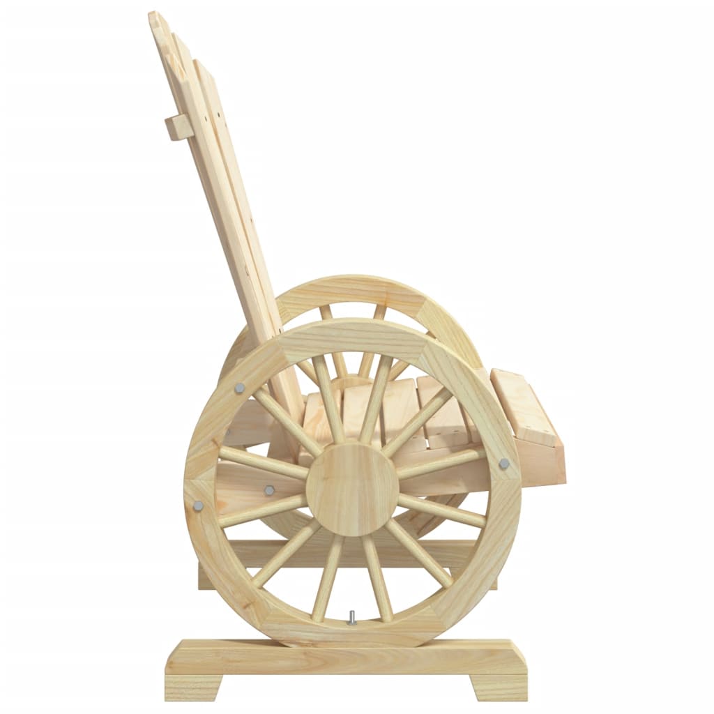 Adirondack vrtna stolica masivno drvo smreke - smeđa, 1, stolica - number 5.