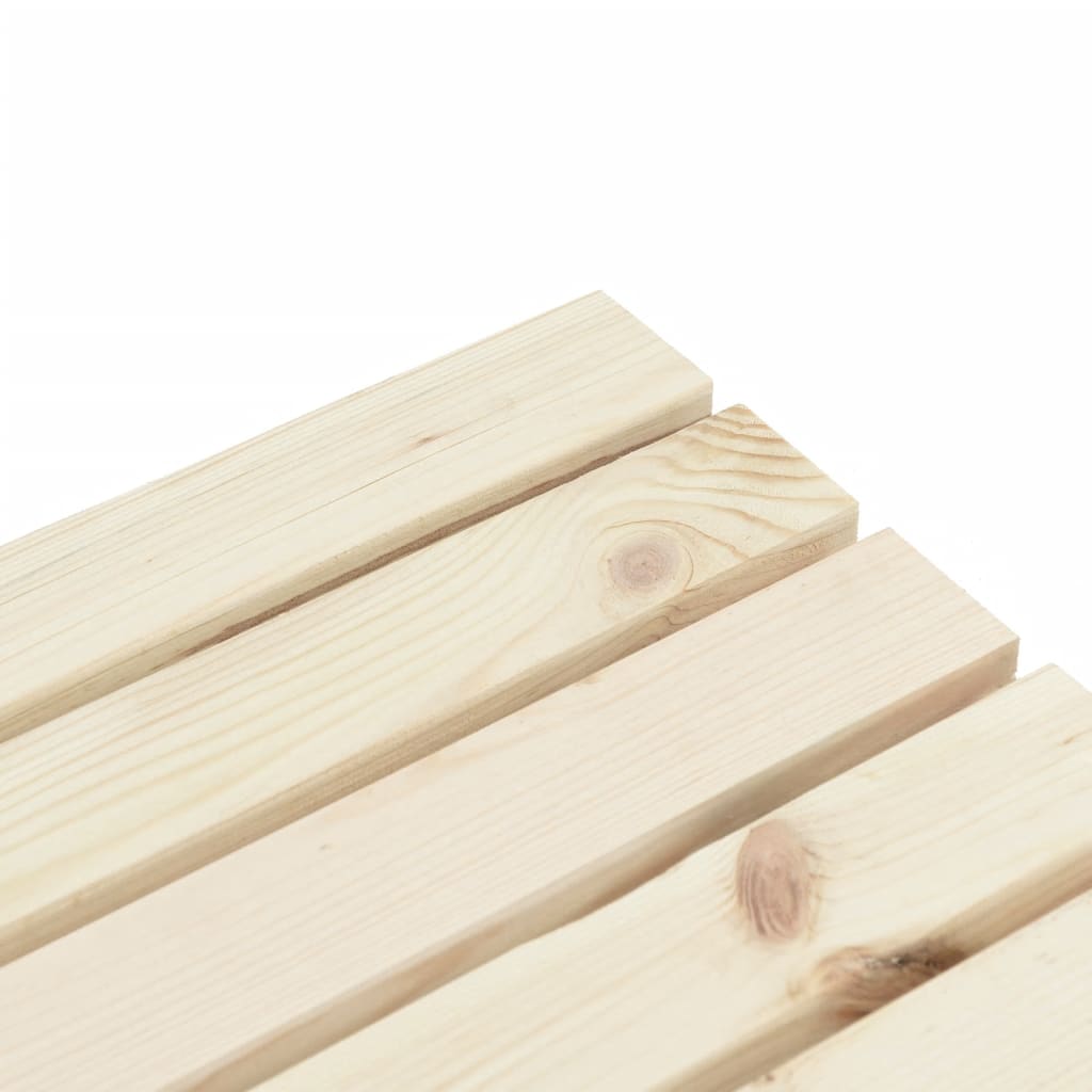 Havebord 90x50x40 cm massivt grantræ - number 8.