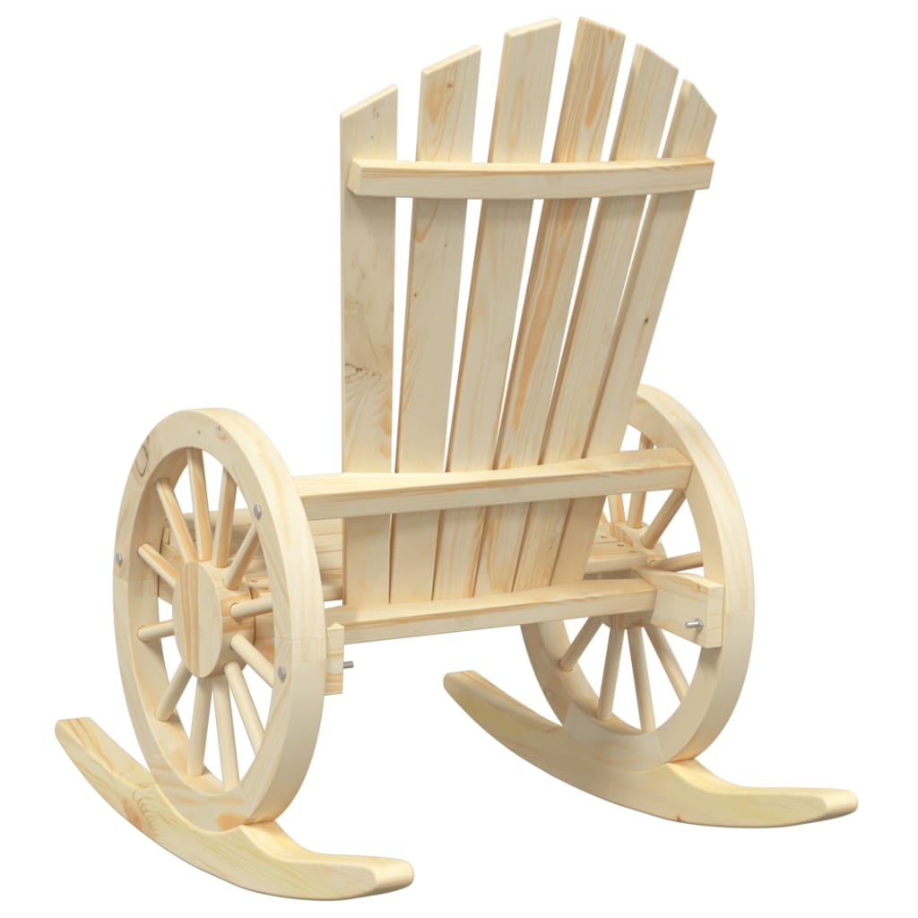 Adirondack bujany fotel do ogrodu lite drewno świerkowe - number 6.