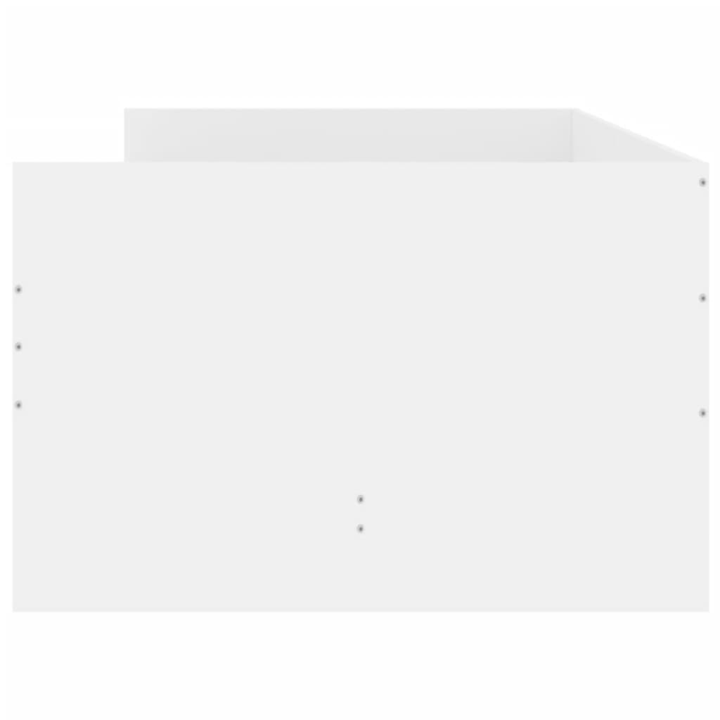 Sengeramme med skuffer - hvid, 100 x 200 cm-1 - number 7.