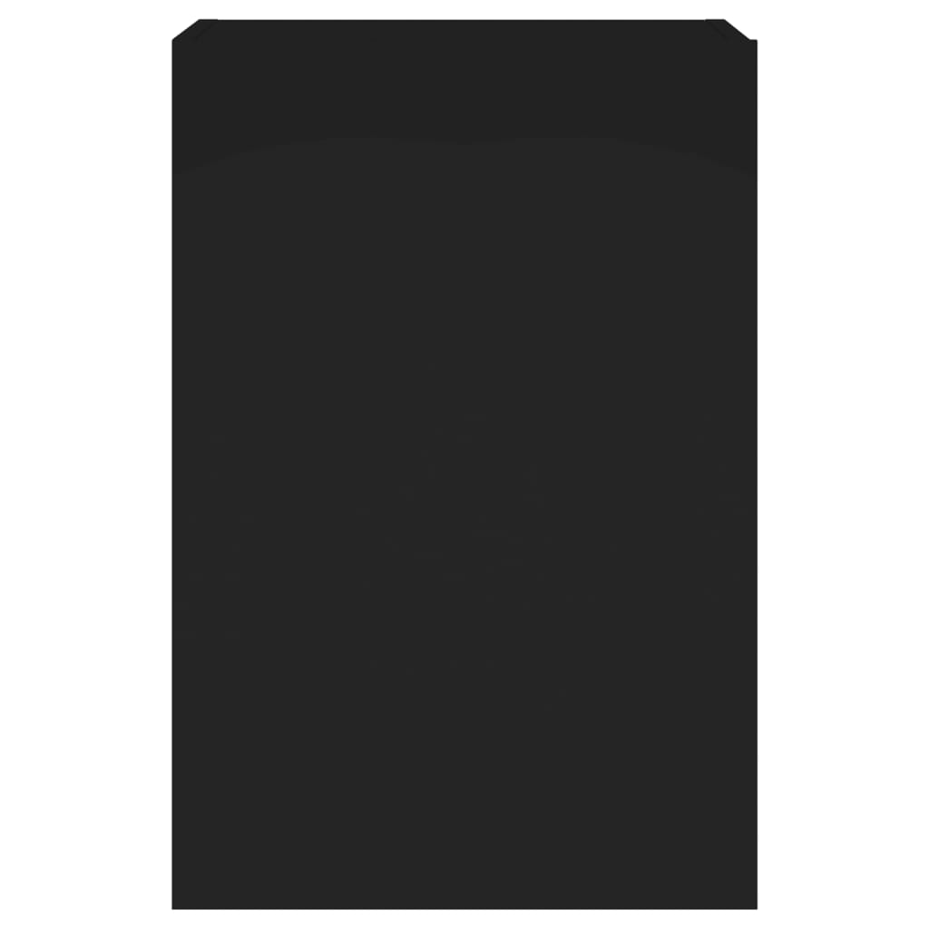 Nástěnný tv stolek 40,5 x 30 x 60 cm dřevěné dřevo - černá, 40,5 x 30 x 60 cm, 1 - number 7.