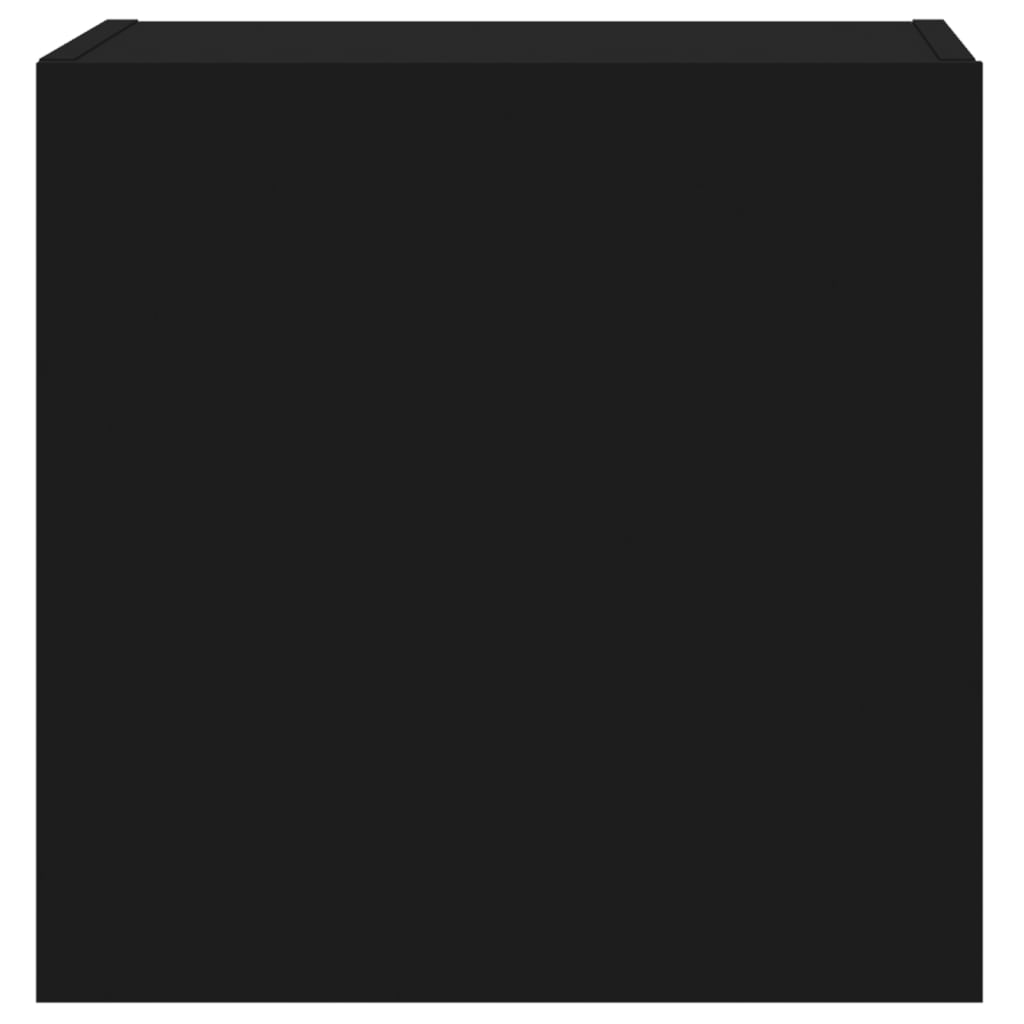 Vegghengte tv-stativ stk. 40,5x30x40 cm konstruert tre - svart, 2, 40 cm - number 8.