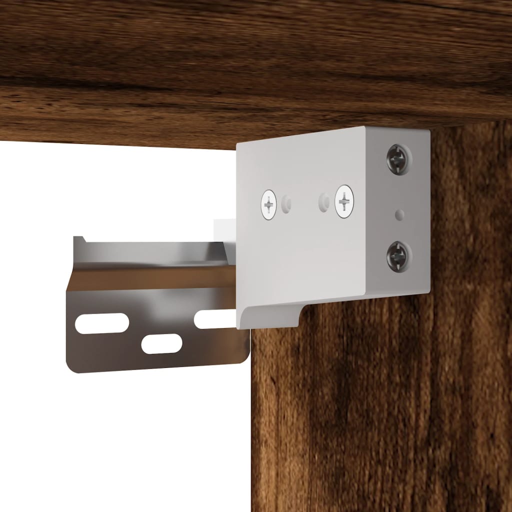 Tabela telewizyjna ściany 40,5x30x40 cm zbudowany drewno drewniany - dębowy wędzony, 1, 40 cm - number 12.