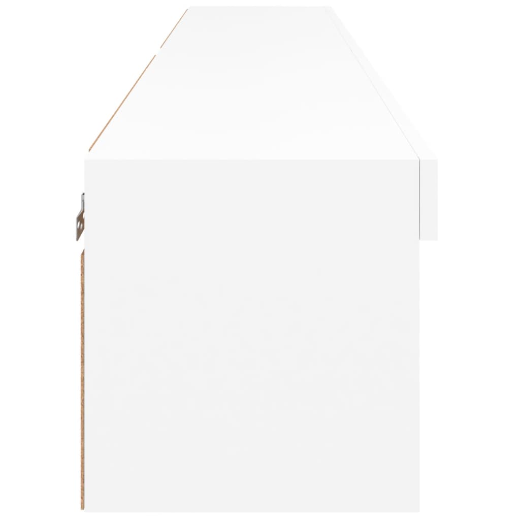 Tv -tabeller pc -er. med led -lys 80x30x30 cm - hvit, 2, ooo 1, 80 cm - number 9.