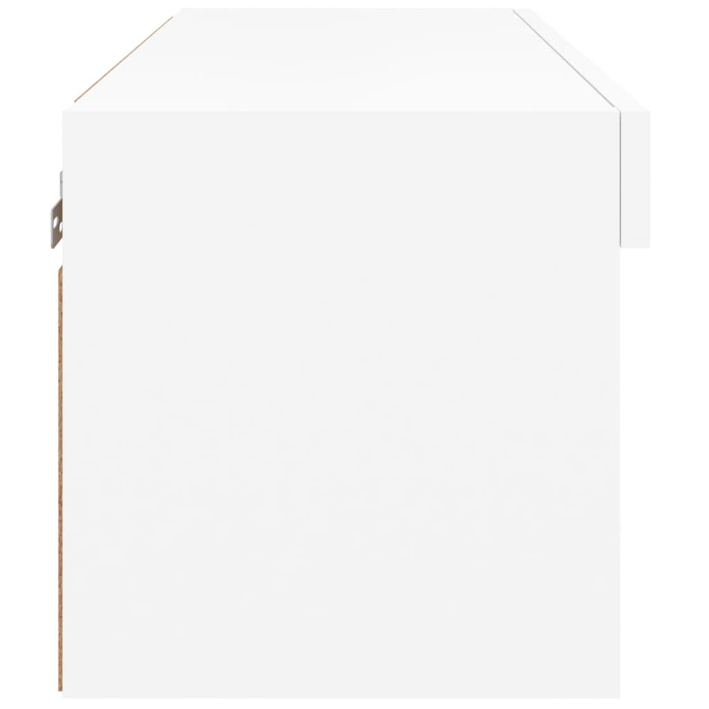 Stolik rtv z oświetleniem led 60x30x30 cm - biały, 1, ooo 1, 60 cm - number 9.