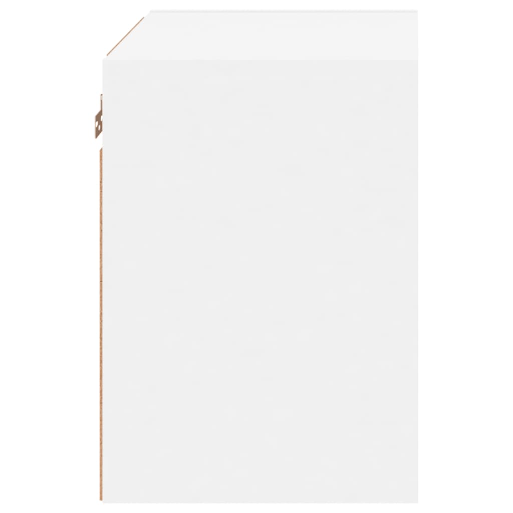 Sengebord pc -er. med led -lysvegg hengt - hvit, 2, 40 cm - number 10.