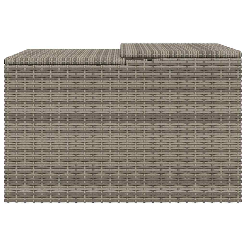 Garage for robotic lawnmower 86x90x52/57 cm polyrattan - gray, 1 - number 7.