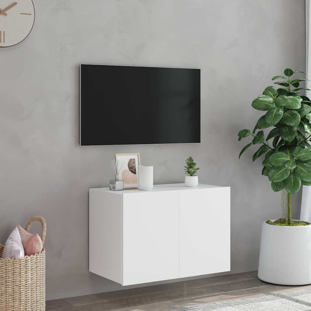 Nástěnný tv stolek s led světlem 60x35x41 - kouřový dub, 60 x 35 x 31 cm, 1 - number 5.