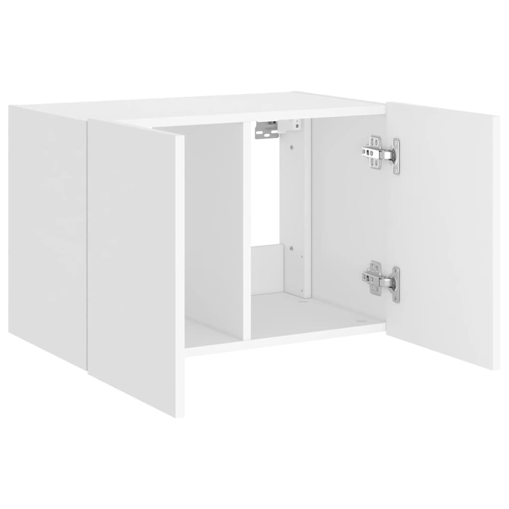 Nástěnný tv stolek s led světlem 60x35x41 - kouřový dub, 60 x 35 x 31 cm, 1 - number 8.